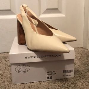 Steve Madden Katelin Bone Lea size 8.5